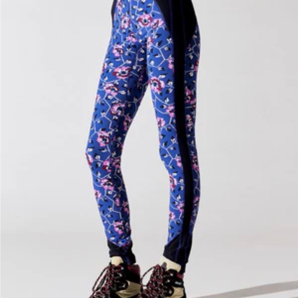 Isabel Marant Blue and Pink Patterned Leggings